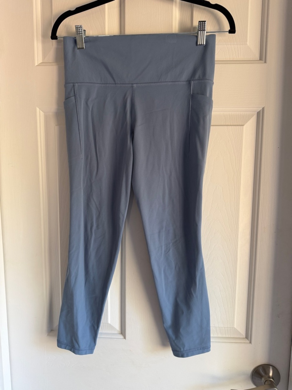 Athleta Salutation Gret Blue High-Waist Leggings